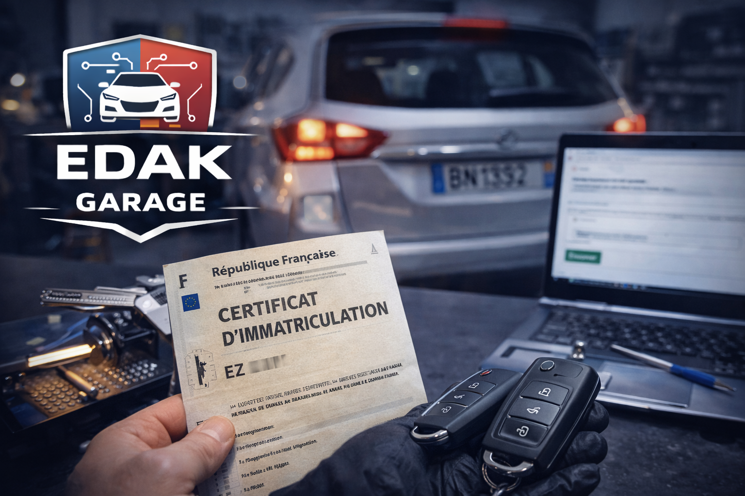 Service carte grise EDAK GARAGE